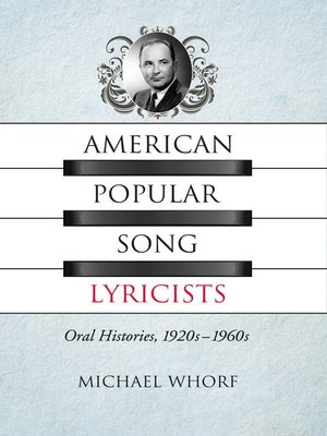 cover image of American Popular Song Lyricists